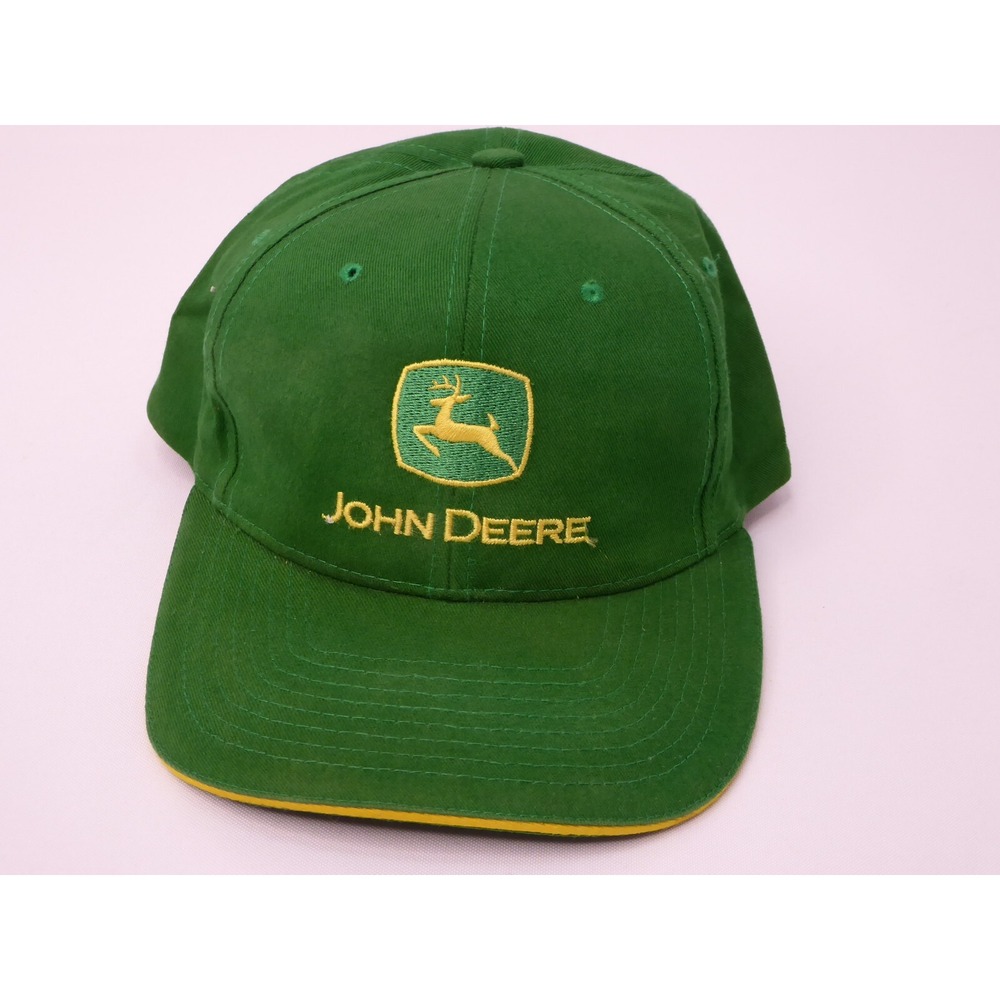 John Deere Green and Yellow Baseball Cap Hat Adjustable